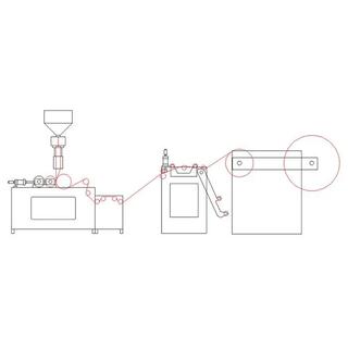Bubble Wrap Single Screw Extruder 2 Layer Bubble Film image 2