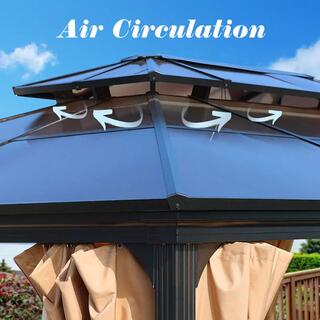 Good Stability Aluminum Outdoor Gazebo image 10