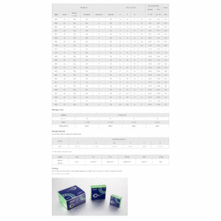 Series 6000 Two Contact Seals Deep Groove Ball Bearing image 4