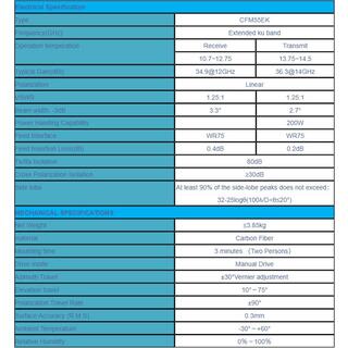 0.55m Ku Band Manual Flyaway Antenna image 2