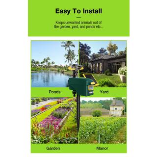 Multifunctional Sprinkler Pir Sensor Outdoor Deer Birds Dog Repeller AN-B060 image 19