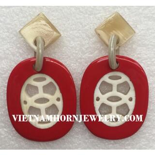 Horn & Lacquer Earrings ER2065