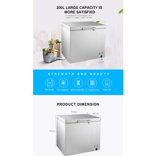 D/BC-200QE 200L Inside Step Bottom Super Thick Euro Chest Freezer image 4