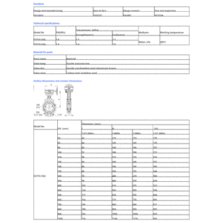 Center Line Wafer Butterfly Valve Rubber Valve Seat image 8