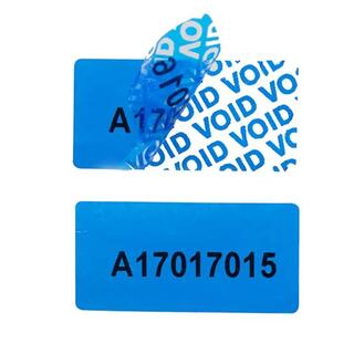 Secure Numbered Tamper Evident Seal Label Sticker