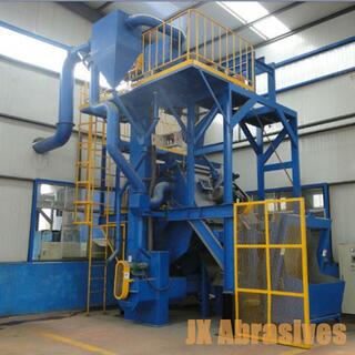 Rubber & Steel Belt Tumblast Machine