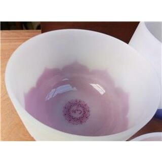 Chakra Lotus Quartz Crystal Singing Bowls Full Sets Wholesale Price image 3