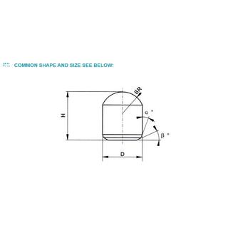 Tungsten Carbide Buttons image 7