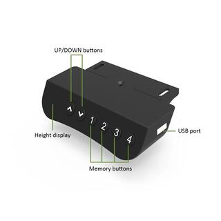 Office Compact Electric Single Motor Computer Standing Desk image 12