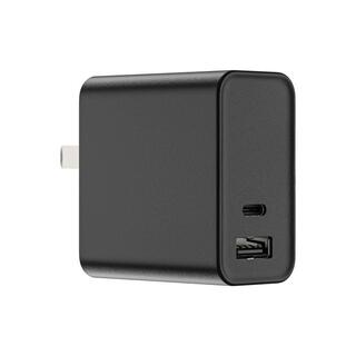 Dual Port USB C Charger PD 65W QC 3.0 GaN Fast Wall Charger for Macbook