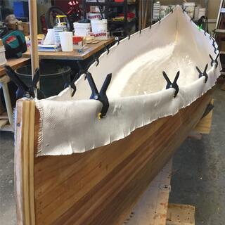 Wood Canoe Craft Shelf image 7