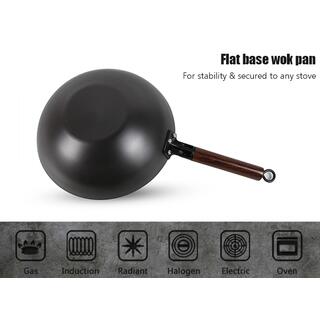 Non Stick Carbon Steel Wok Pan image 3