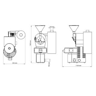 BSC-03 3 kg Coffee Roasters For Small And Medium Size Coffee Shops image 3