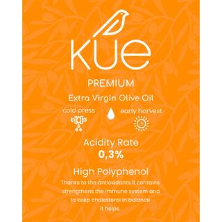 KUE 500 ml Award Winning Early Harvest Cold Press Premium Extra Virgin Olive Oil image 3