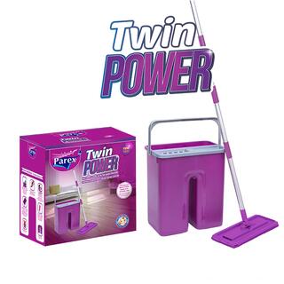Twin Power Flat Mop Cleaning Set