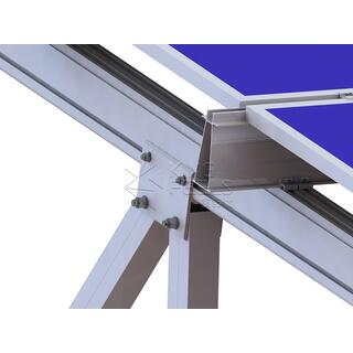 Waterproof Car Parking Panel Carport Ground Canopy Aluminum Solar Module Mounting System
