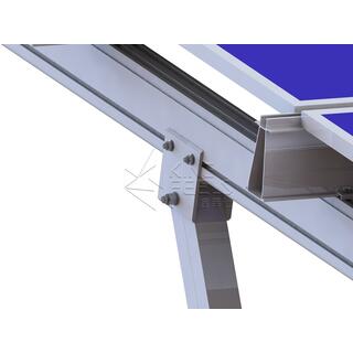 Waterproof Car Parking Panel Carport Ground Canopy Aluminum Solar Module Mounting System image 2