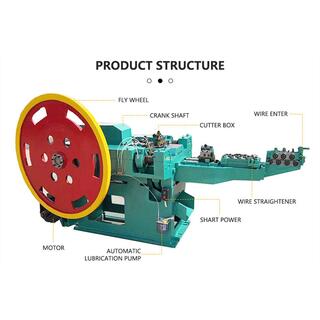 Automatic wire steel nail making machine image 5
