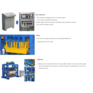 Concrete cement block machine price interlocking manual brick making machinery image 6