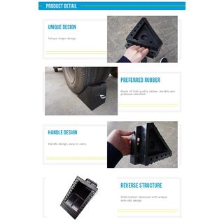 Reliable And Durable Parking Equipment Rubber Wheel Chocks image 4
