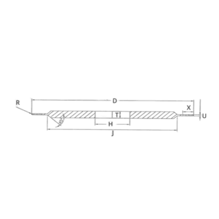 14F1 CBN Grinding Cutting Off Wheels image 2