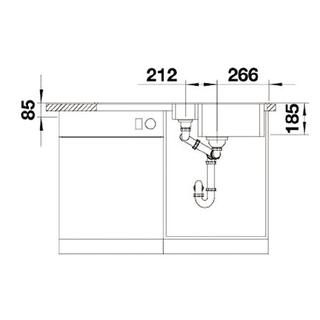LIBERTA 6 S Ceramic Sink image 7