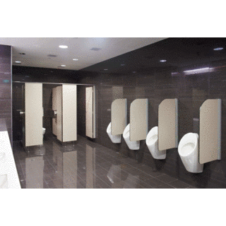 Popular High Quality Commercial Solid Surface HPL Shower Cubicle Toilet Dimensions Toilet Cubicles for Sale image 4