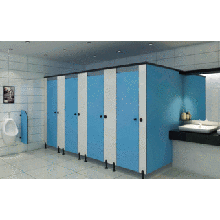 HPL Waterproof Public Toilet Partition/ Bathroom Partition/ Wc Divider Board Toilet Partition image 2