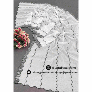 Dyeable Cotton Dupatta image 3