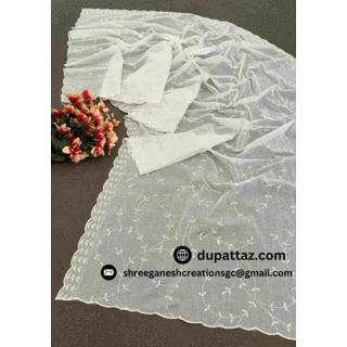 Dyeable Cotton Dupatta image 4