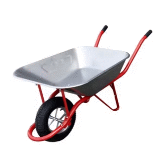 WANQING WB6400 Wheelbarrow – Heavy Duty Construction Use