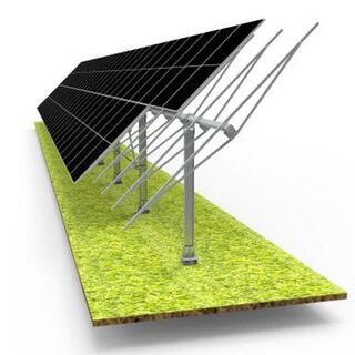 Flat single-axis tracking photovoltaic bracket image 1