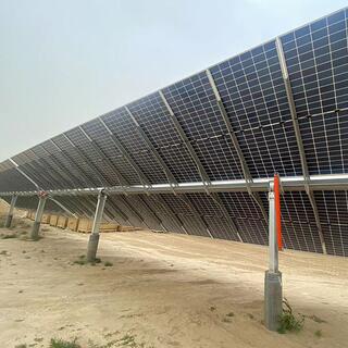 Flat single-axis tracking photovoltaic bracket image 2