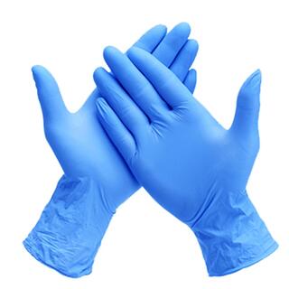 Disposable nitrile gloves for medical food handling