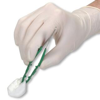 Disposable latex gloves powdered and powder free image 2