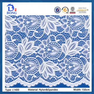 Printed nylon&spandex kniting lace