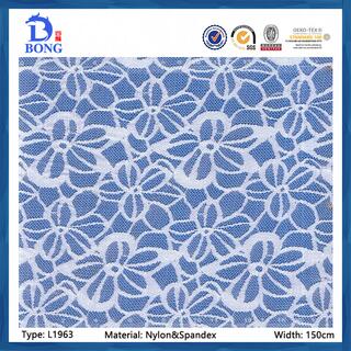 Printed nylon&spandex kniting lace image 3