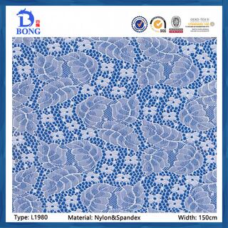 Printed nylon&spandex kniting lace image 6