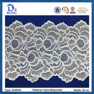lycra lace/nylon&spandex lace Trim/İç çamaşırı dantel image 3