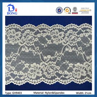 lycra lace/nylon&spandex lace Trim/İç çamaşırı dantel image 9