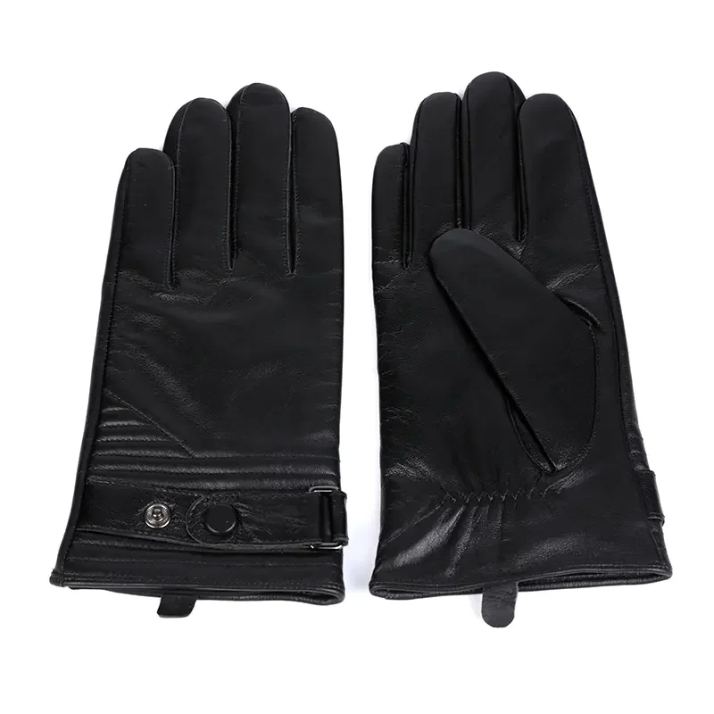 Men's Sheepskin or Goat Leather Touchscreen Gloves DHL-01