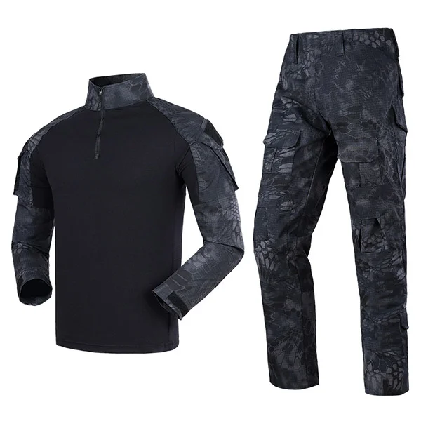Black Python Camo Tactical Uniform