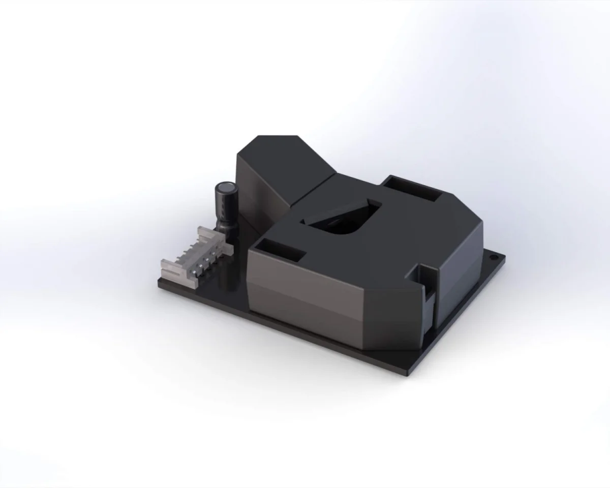 Compact Infrared Particle Sensor with Built-in MCU