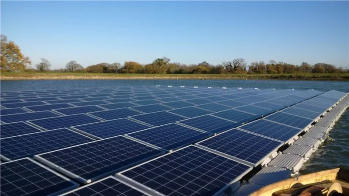 Floating Solar Power Farm System