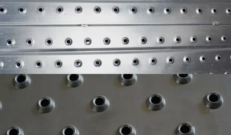 Dimple Perforated Sheet Steel Grating