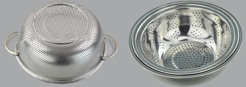 Stainless Steel Perforated Strainer Basket
