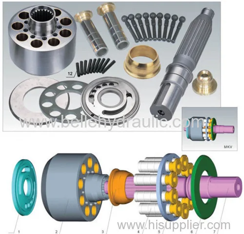 Tokawa MKV23 MKV33 Hydraulic Pump Parts