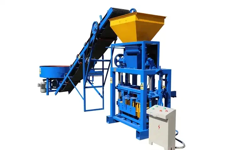 Concrete cement block machine price interlocking manual brick making machinery