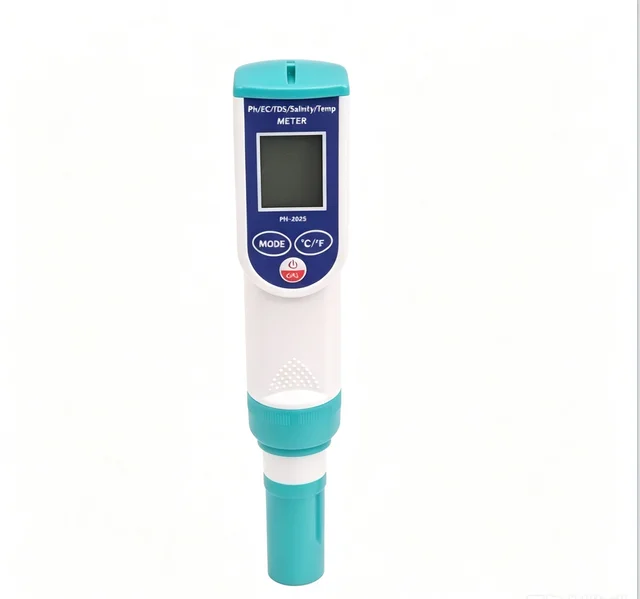 PH-2025 Waterproof PH/EC/TDS/Salinity/Temperature Multiparameter Tester