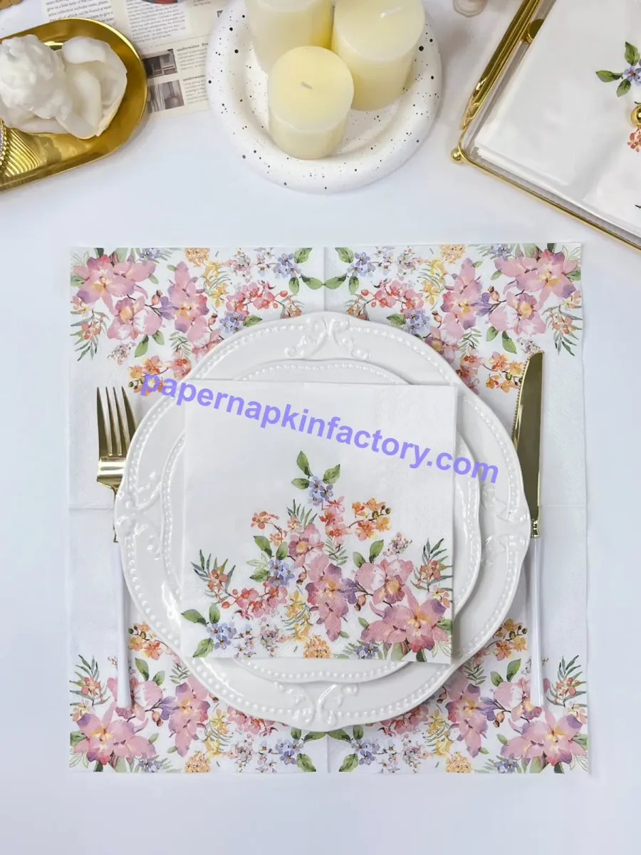 Party Printed Paper Napkins